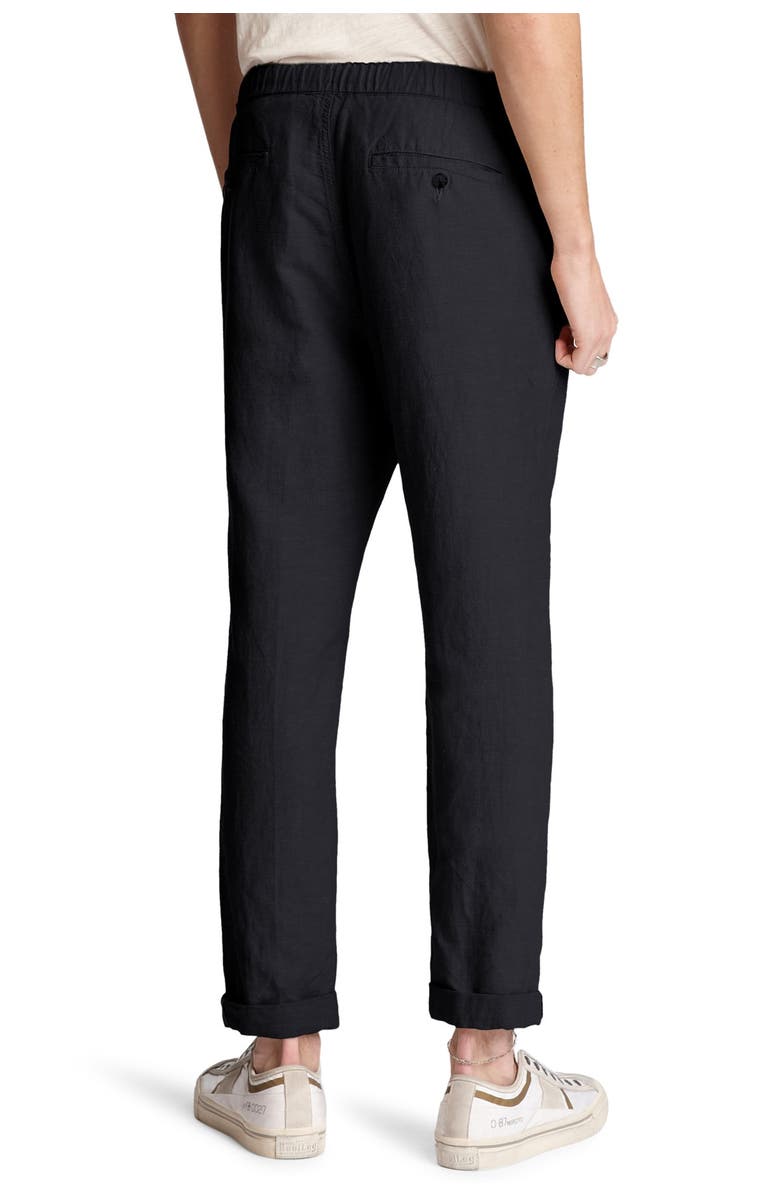 John Varvatos Star USA Robbie Tailored Slim Fit Linen Blend Pants, Alternate, color,