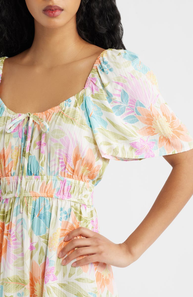 Rip Curl Catalina Island Floral Dress, Alternate, color, Orange