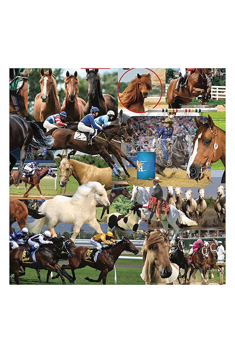 Horses, Horses, Horses by Steve Smith, 24 x 30 Inches, 1000 Puzzle, Alternate, color, Multicolored