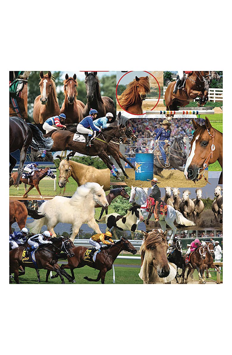 Hart Puzzles Horses, Horses, Horses by Steve Smith, 24 x 30 Inches, 1000 Puzzle, Alternate, color, Multicolored