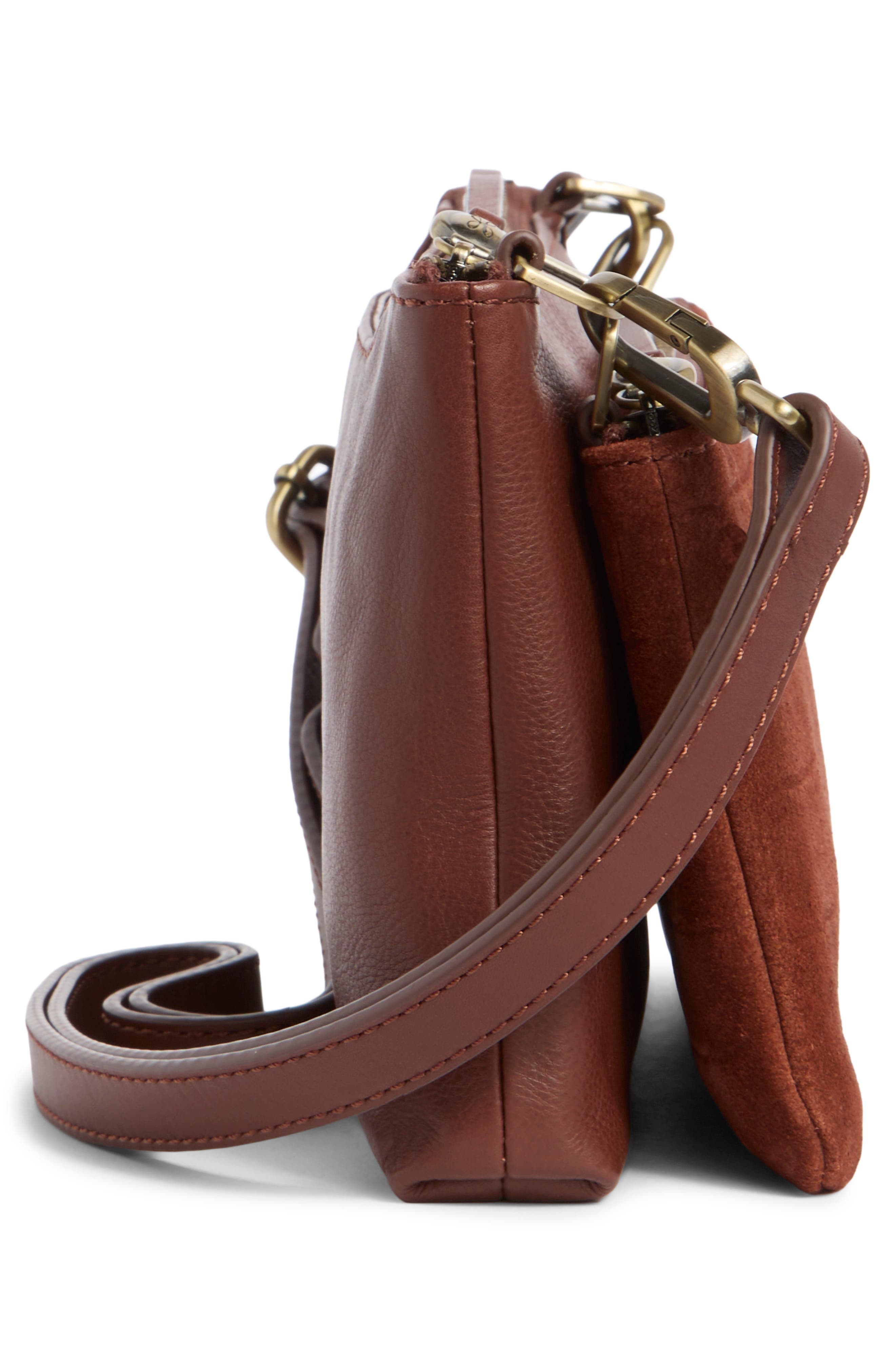 HOBO Darcy Double Crossbody Bag, Alternate, color, Sequoia