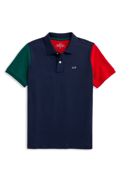 Kids' Edgarton Mismatched Colorblock Piqué Polo (Toddler & Little Kid)