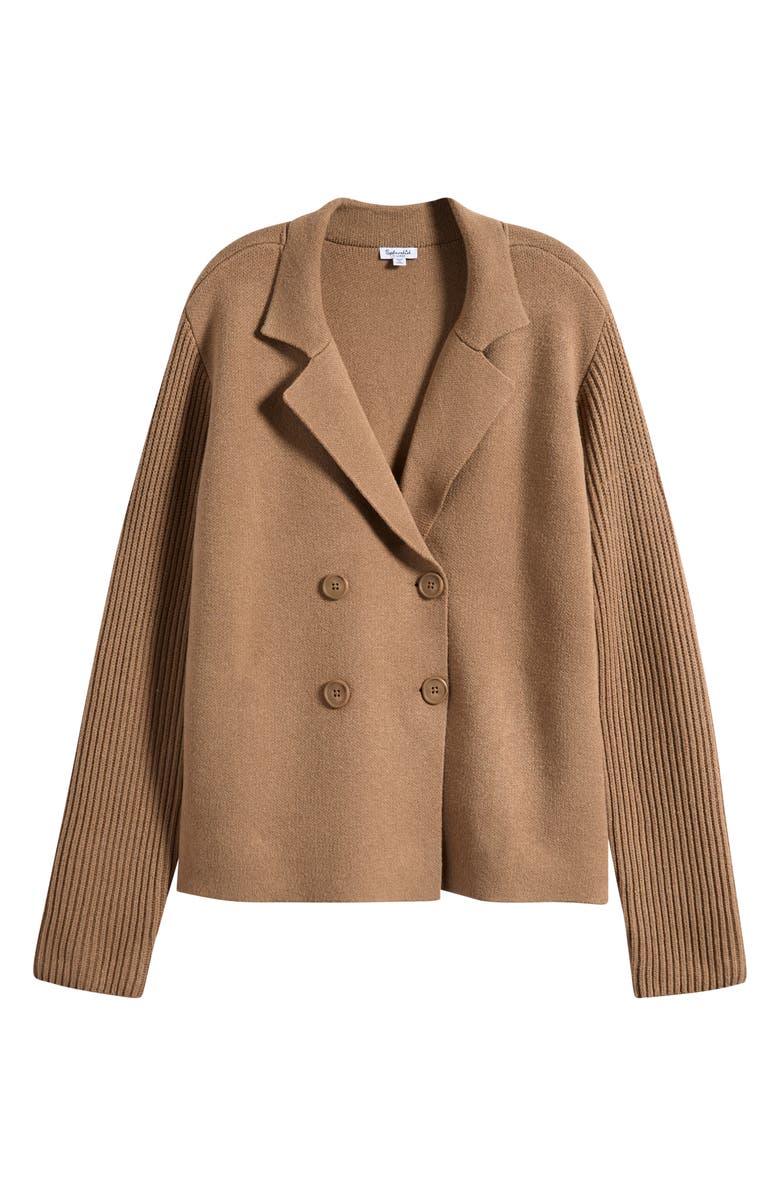 Splendid Ingrid Knit Jacket, Main, color, Heather Camel