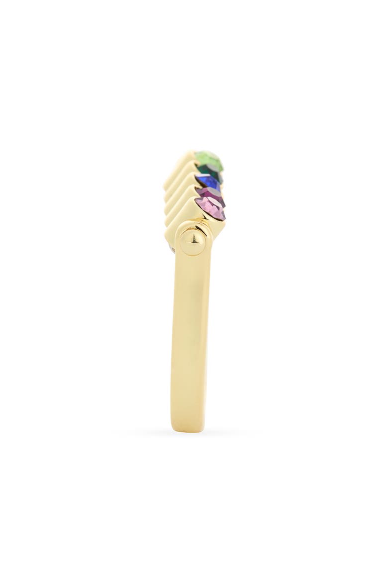 Twisting Stone Ring, Alternate, color, RAINBOW/ GOLD