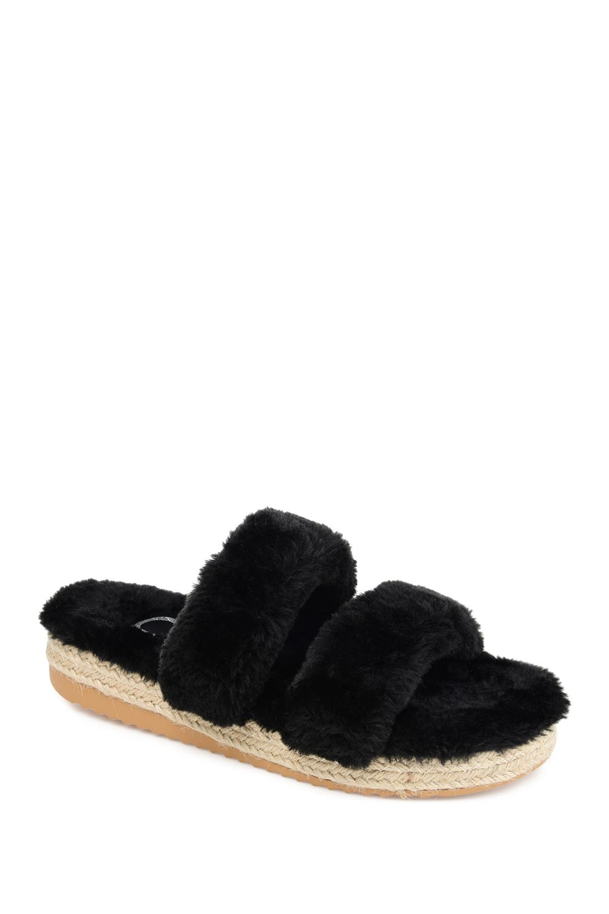 Journee Collection JOURNEE Relaxx Faux Fur Slipper, Main, color, 