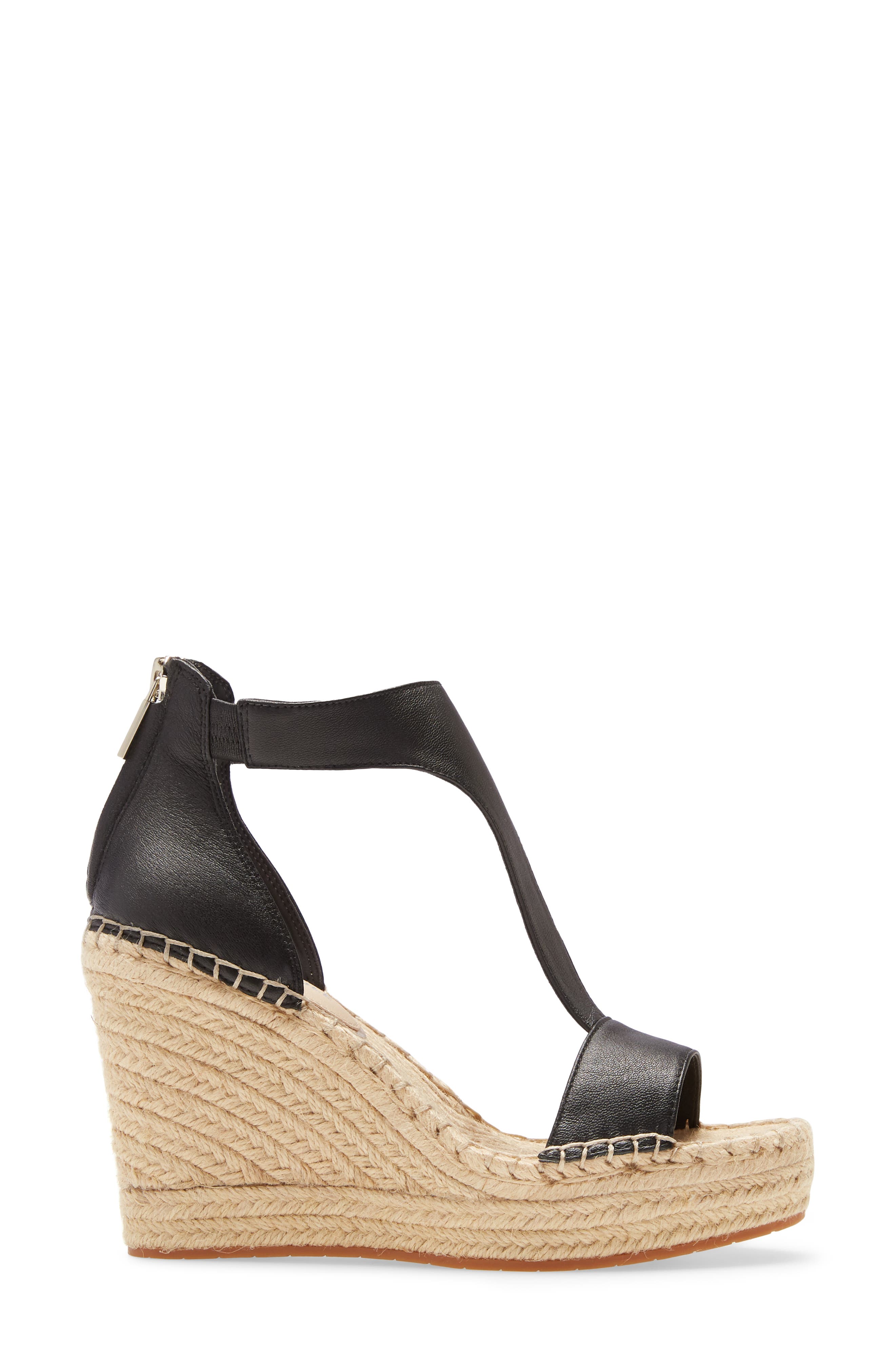 Kenneth Cole New York Olivia T-Strap Wedge Sandal, Alternate, color, 