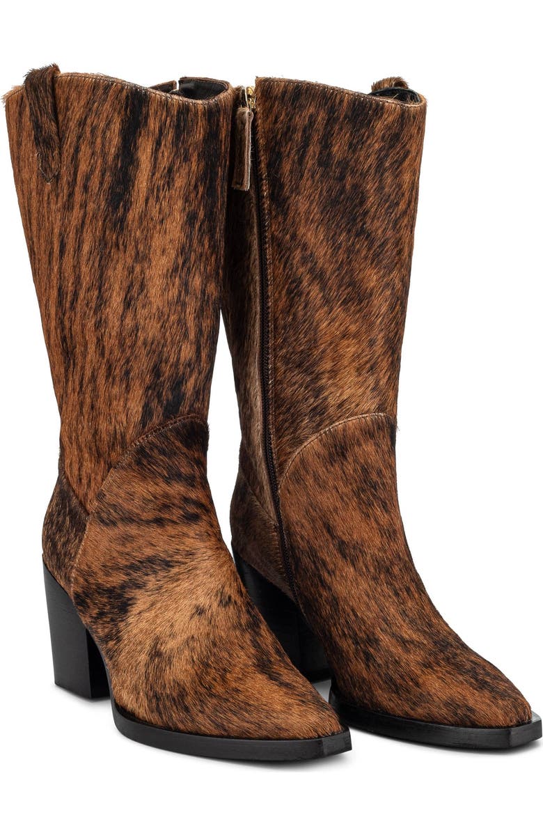 NEW AMENDMENT Olsson Texan Wide Calf Boot in Ponyhair, Main, color, Fawn