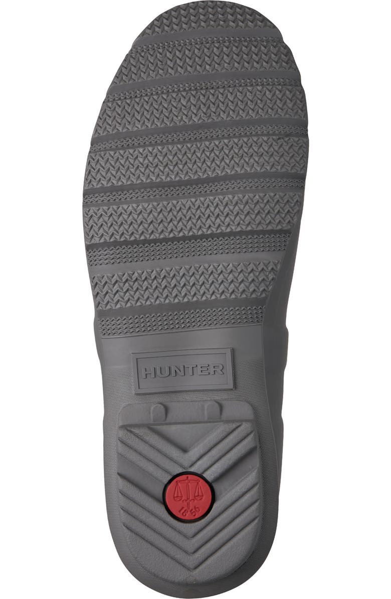 Hunter Original Tall Waterproof Rain Boot, Alternate, color, Dark Gray