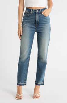 Good American Good Boy High Waist Straight Leg Jeans