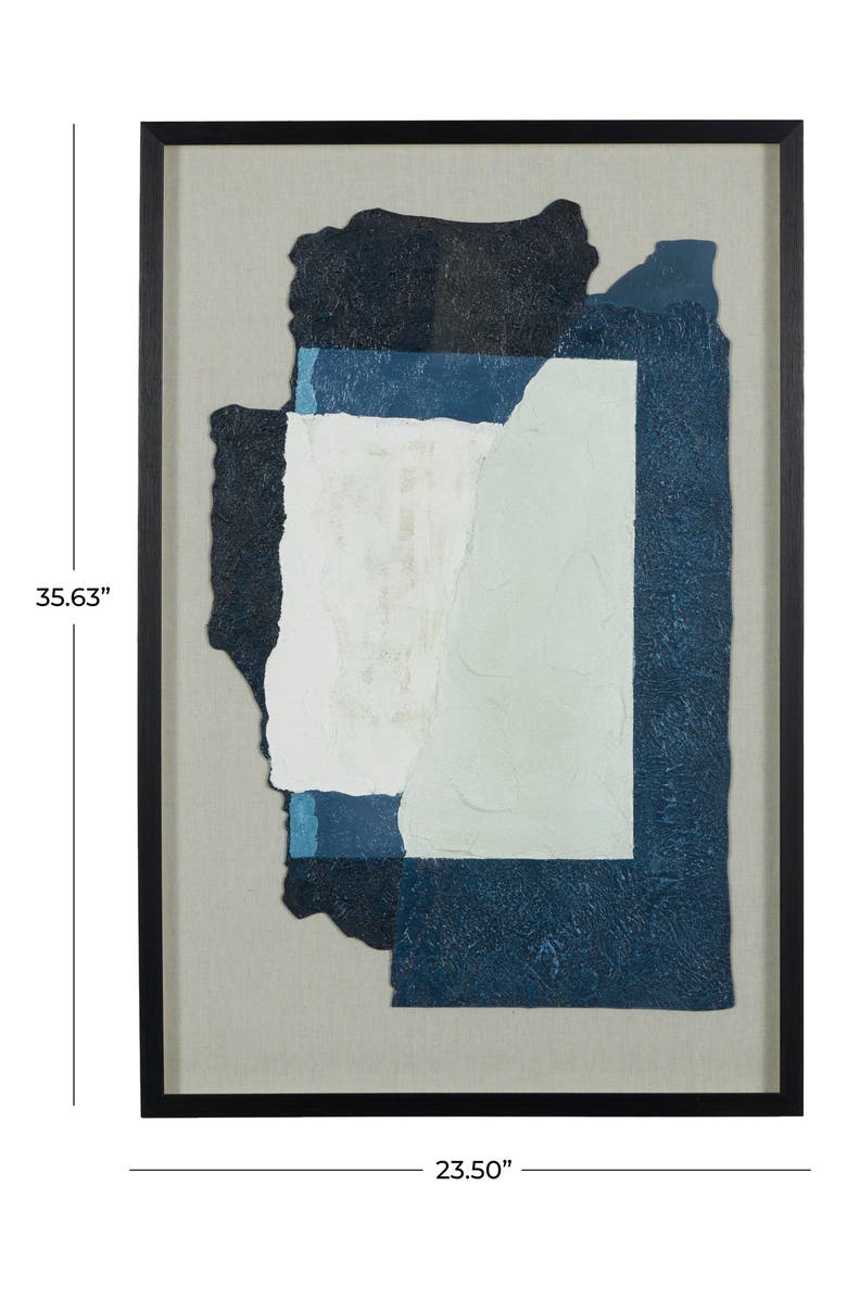 Novogratz Abstract Canvas Framed Wall Art, Alternate, color, 