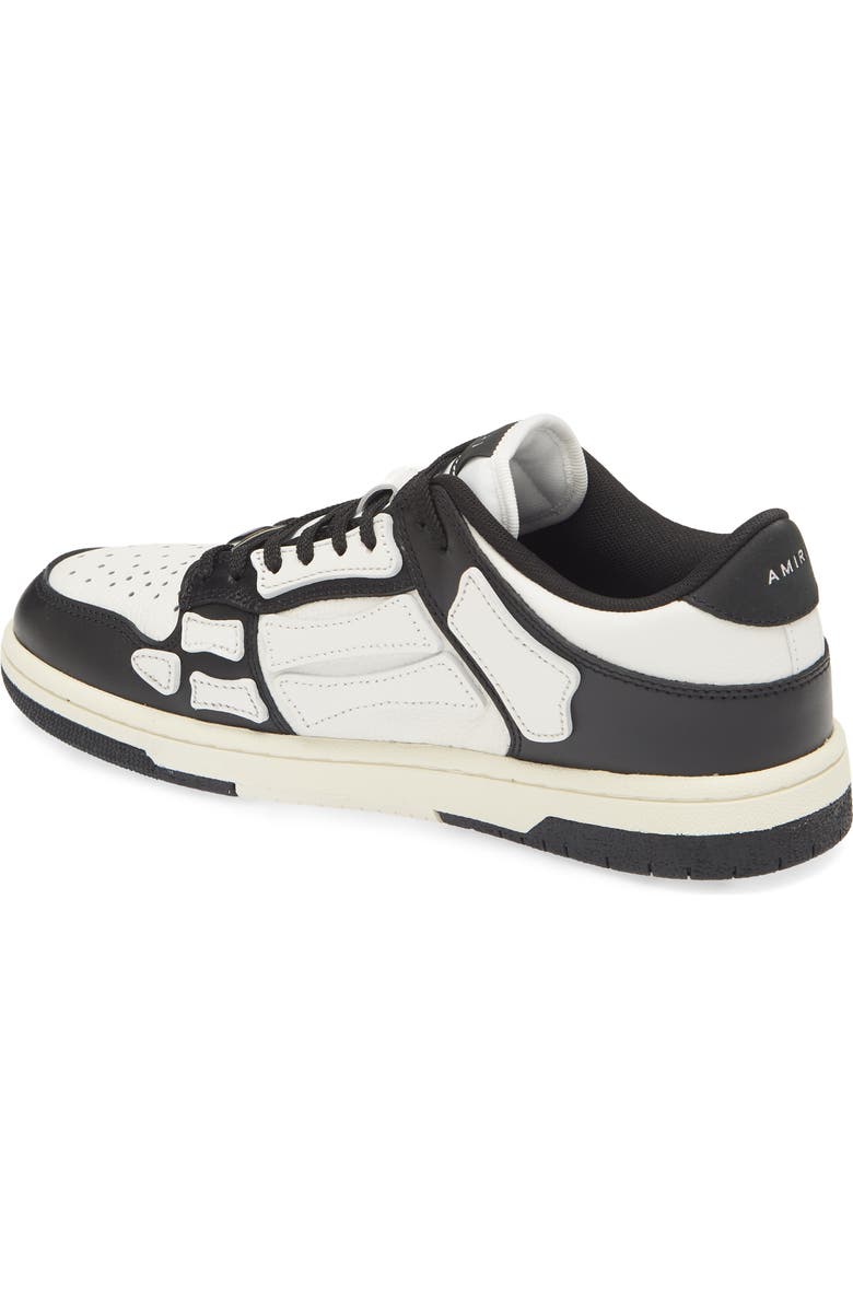 AMIRI Skeleton Low Top Sneaker, Alternate, color, 004 - Black / White