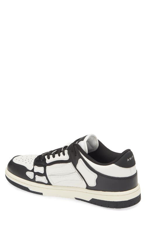 Amiri Bandana Denim Skeleton Top Low Sneaker In Multi