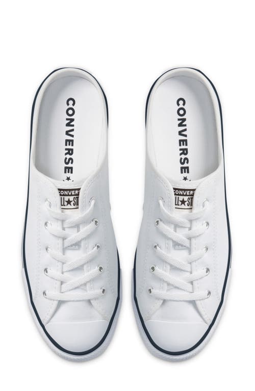 Converse Chuck Taylor® All Star® Dainty Sneaker Mule In White/white/black
