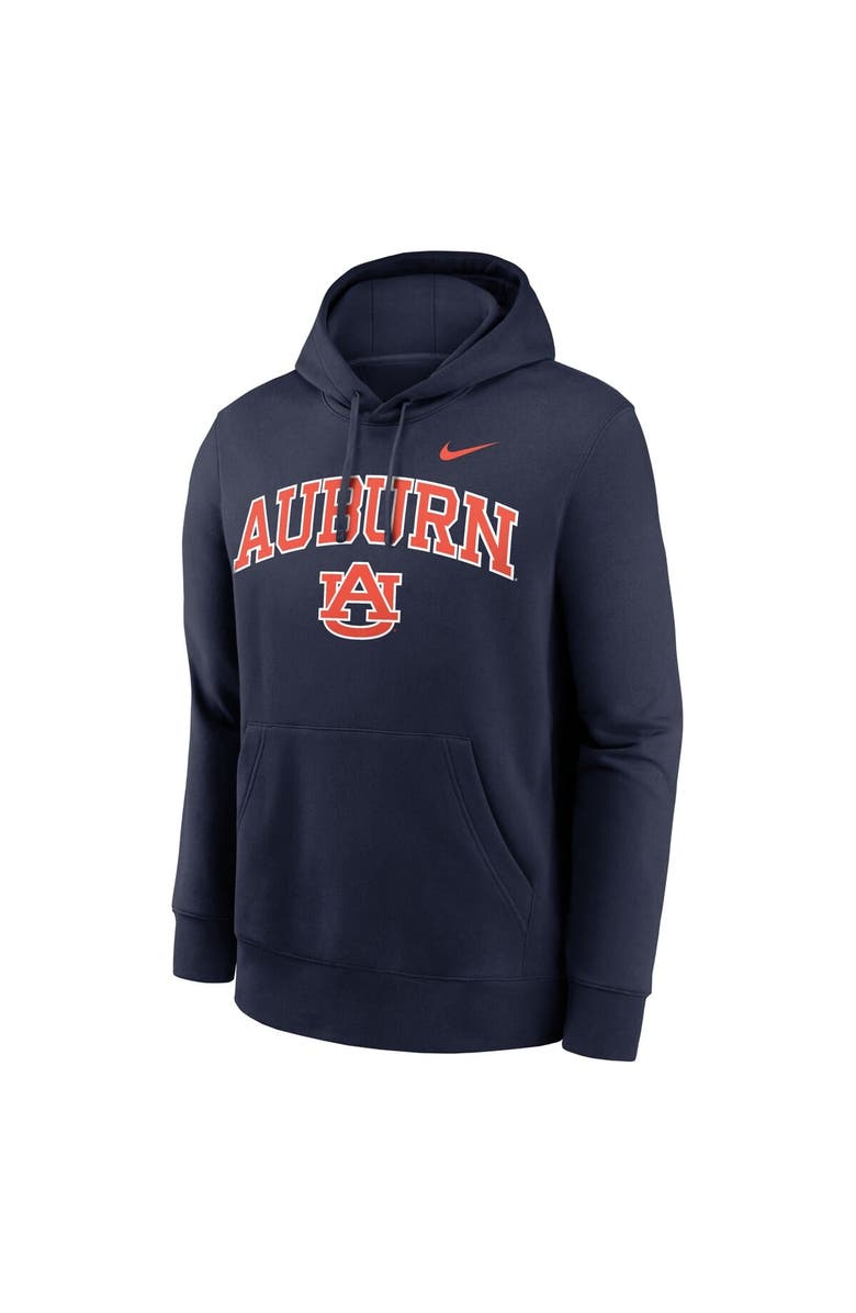 Nike Men's Nike Navy Auburn Tigers Club Fleece Arch Pullover Hoodie, Alternate, color, 