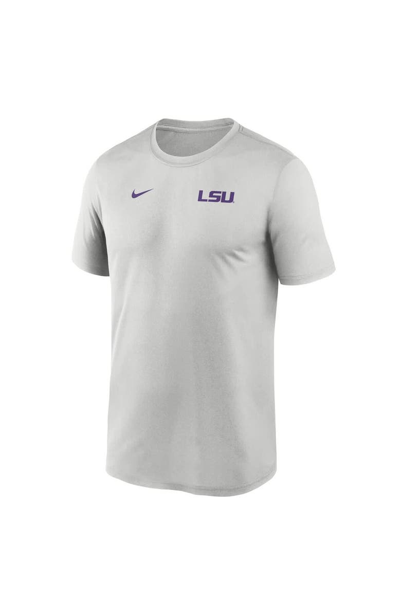 Nike Men's Nike Gray LSU Tigers 2025 Sideline Small Logo Legend Performance T-Shirt, Alternate, color, 