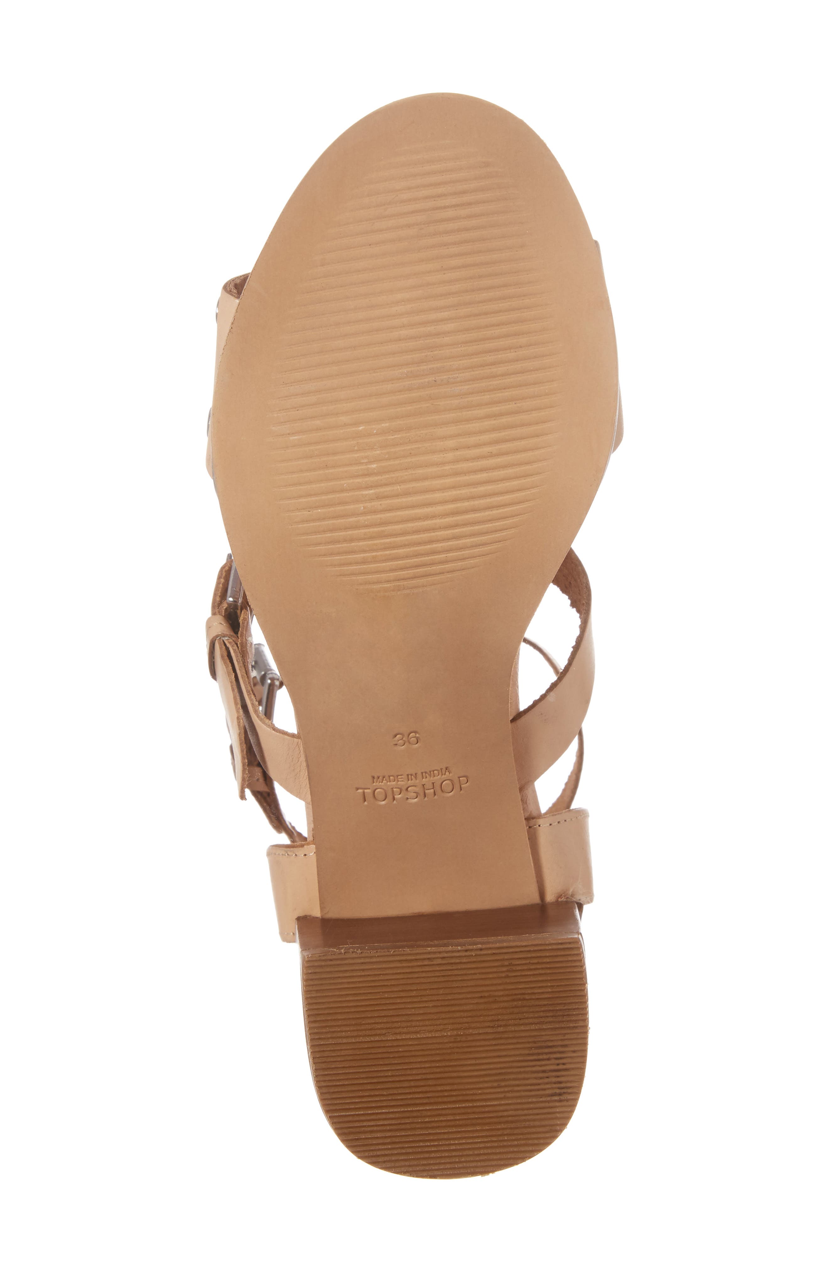 Vienna Grommet Sandal, Alternate, color, NUDE