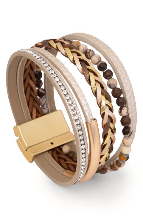 Braided Multistrand Bracelet
