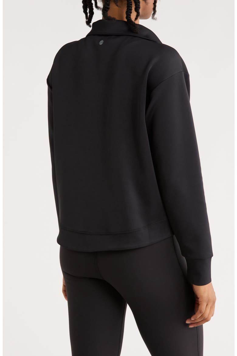 Serene Zip Jacket, Alternate, color, RICH BLACK