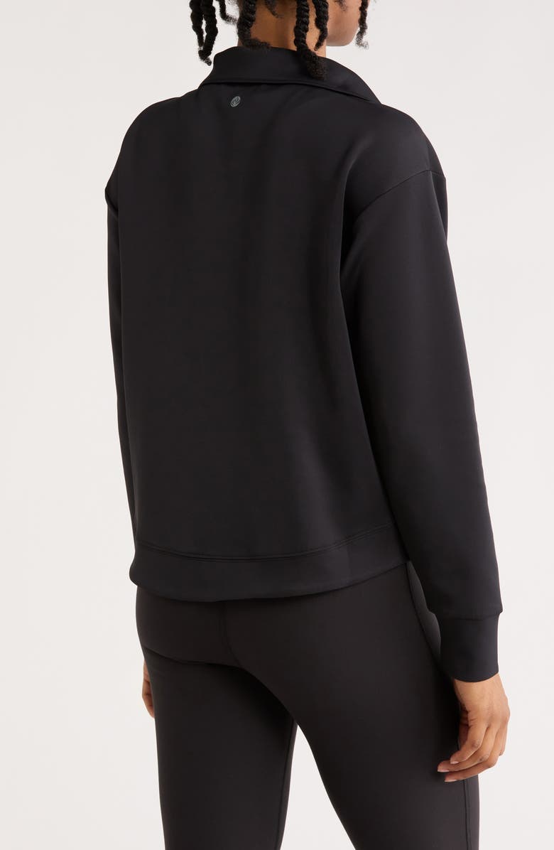 APANA Serene Zip Jacket, Alternate, color, Rich Black