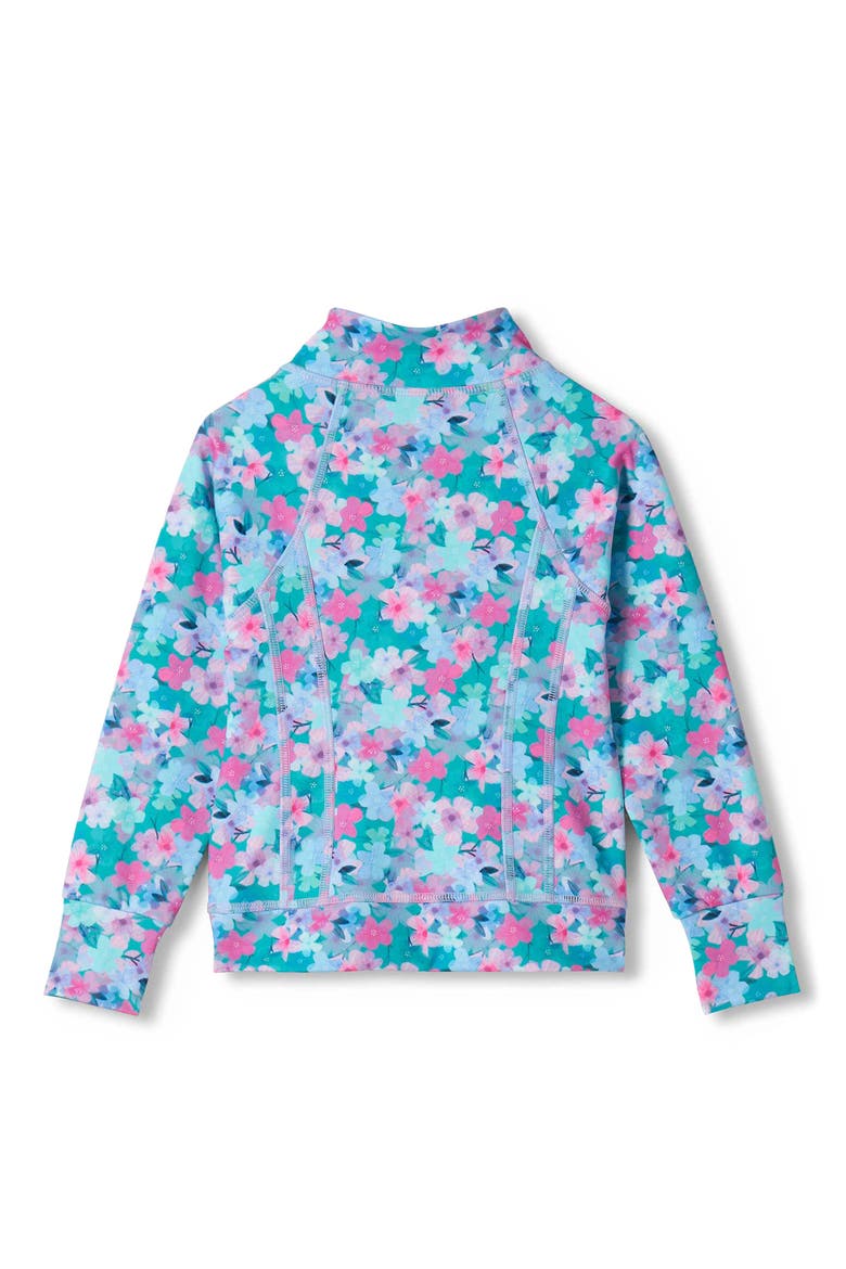 Kids' Enchanted Floral Active Jacket, Alternate, color, PINK