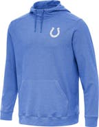 ANTIGUA Men's Antigua Heather Royal Indianapolis Colts Cloud Pullover Hoodie
