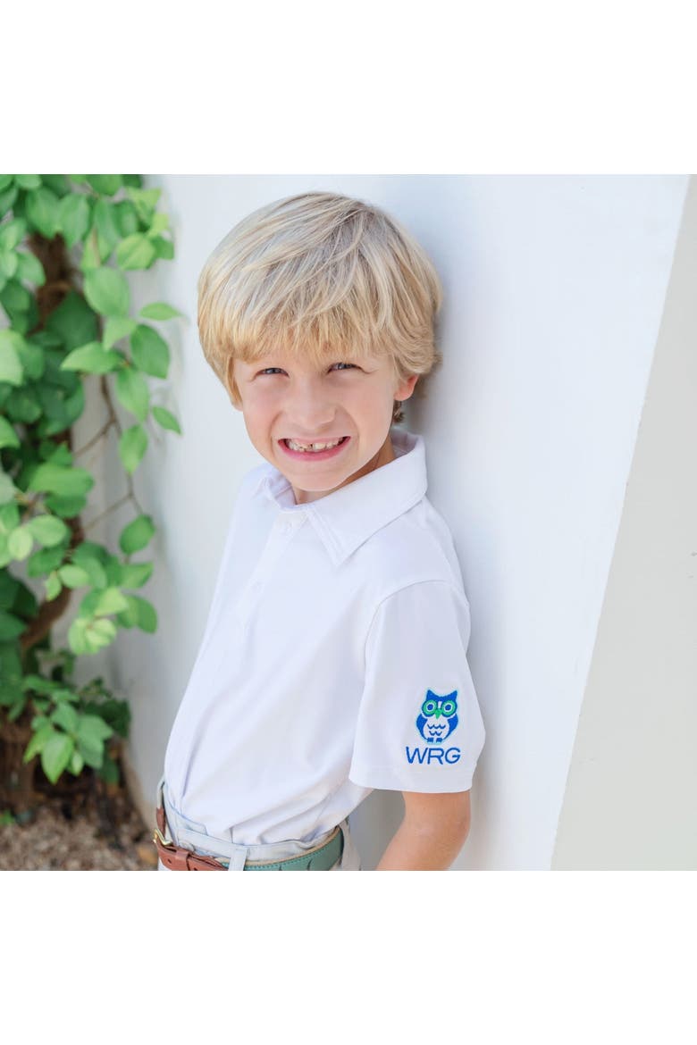 Will Boys' Golf Polo Shirt by LH Sport, Alternate, color, White