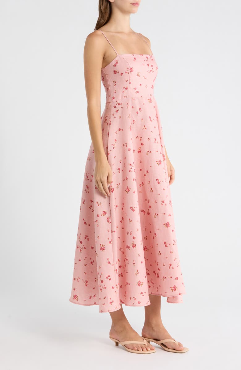 Reformation Monette Linen Maxi Dress, Alternate, color, Noelia