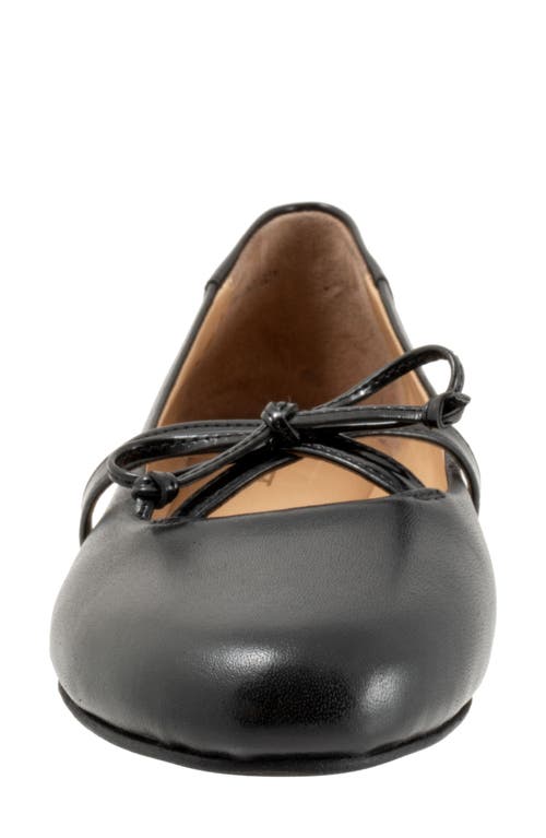 Trotters Honesty Flat In Black