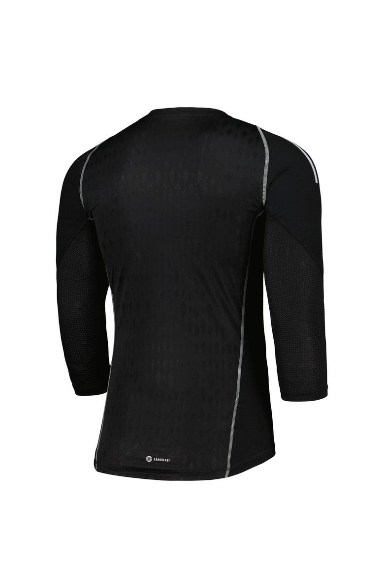 adidas Men's adidas Black Chicago Fire 2023 Goalkeeper Long Sleeve Replica Jersey, Alternate, color, 