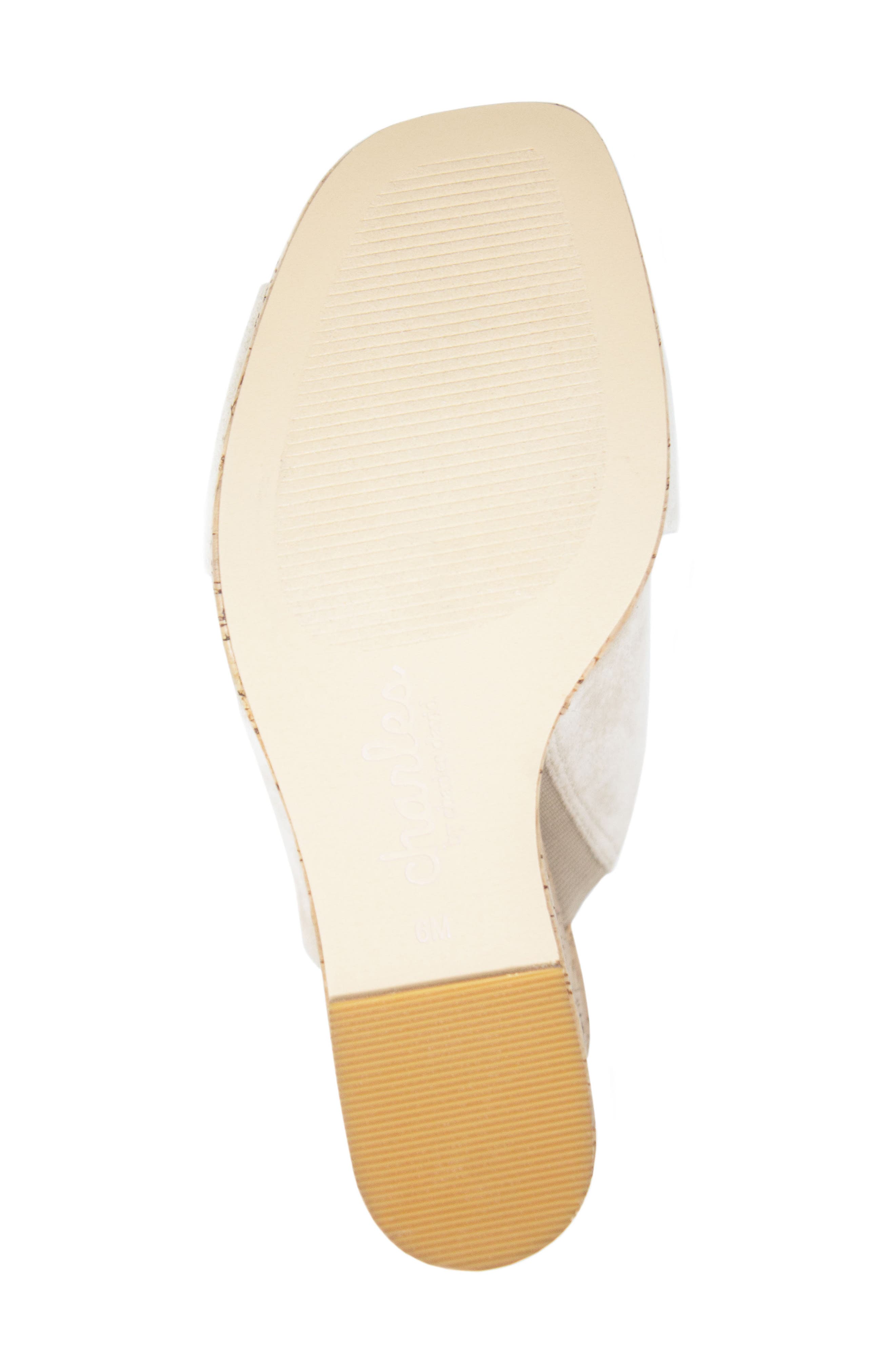 Charles by Charles David Duo Platform Wedge Sandal, Alternate, color, Beige-Ms