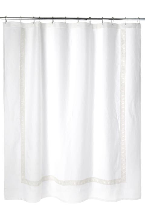 Ophelia Linen Shower Curtain