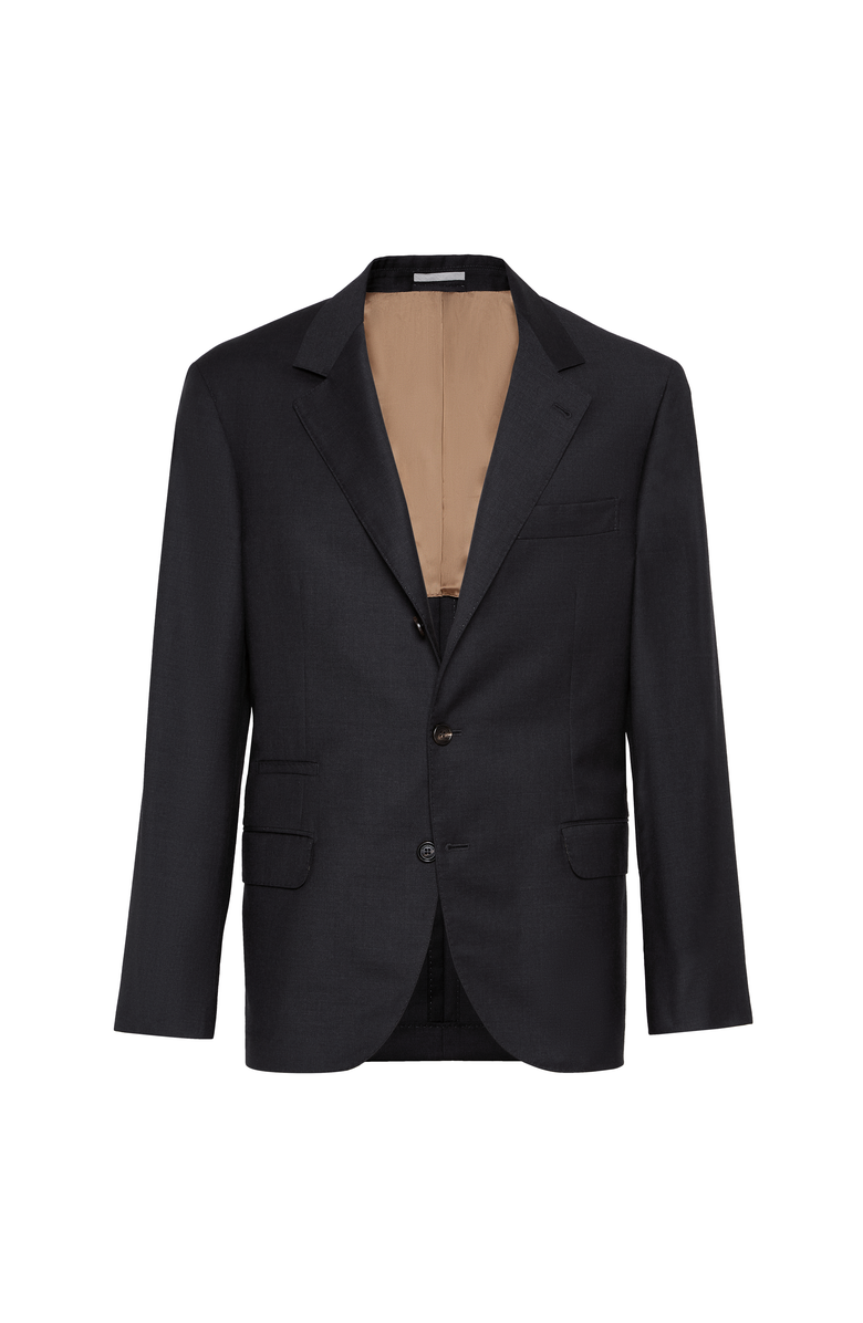 Brunello Cucinelli Twill blazer, Main, color, Anthracite