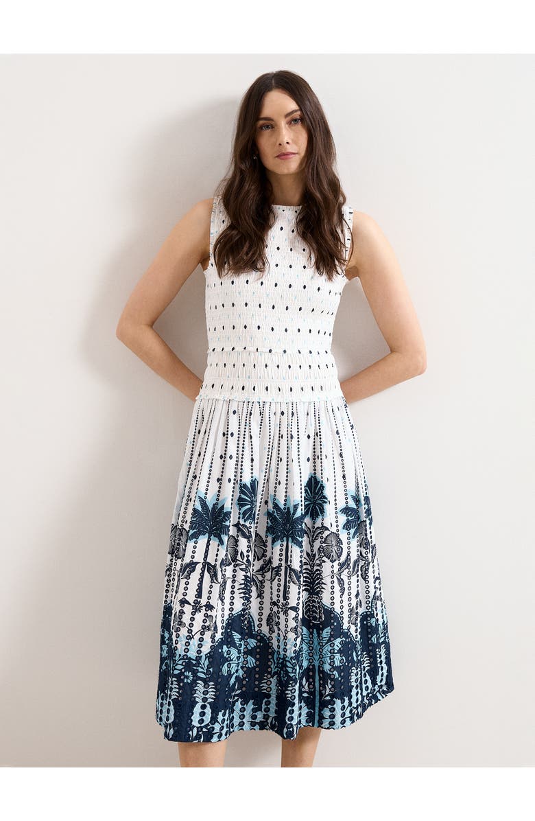 Phase Eight Chiara White Dress, Main, color, White