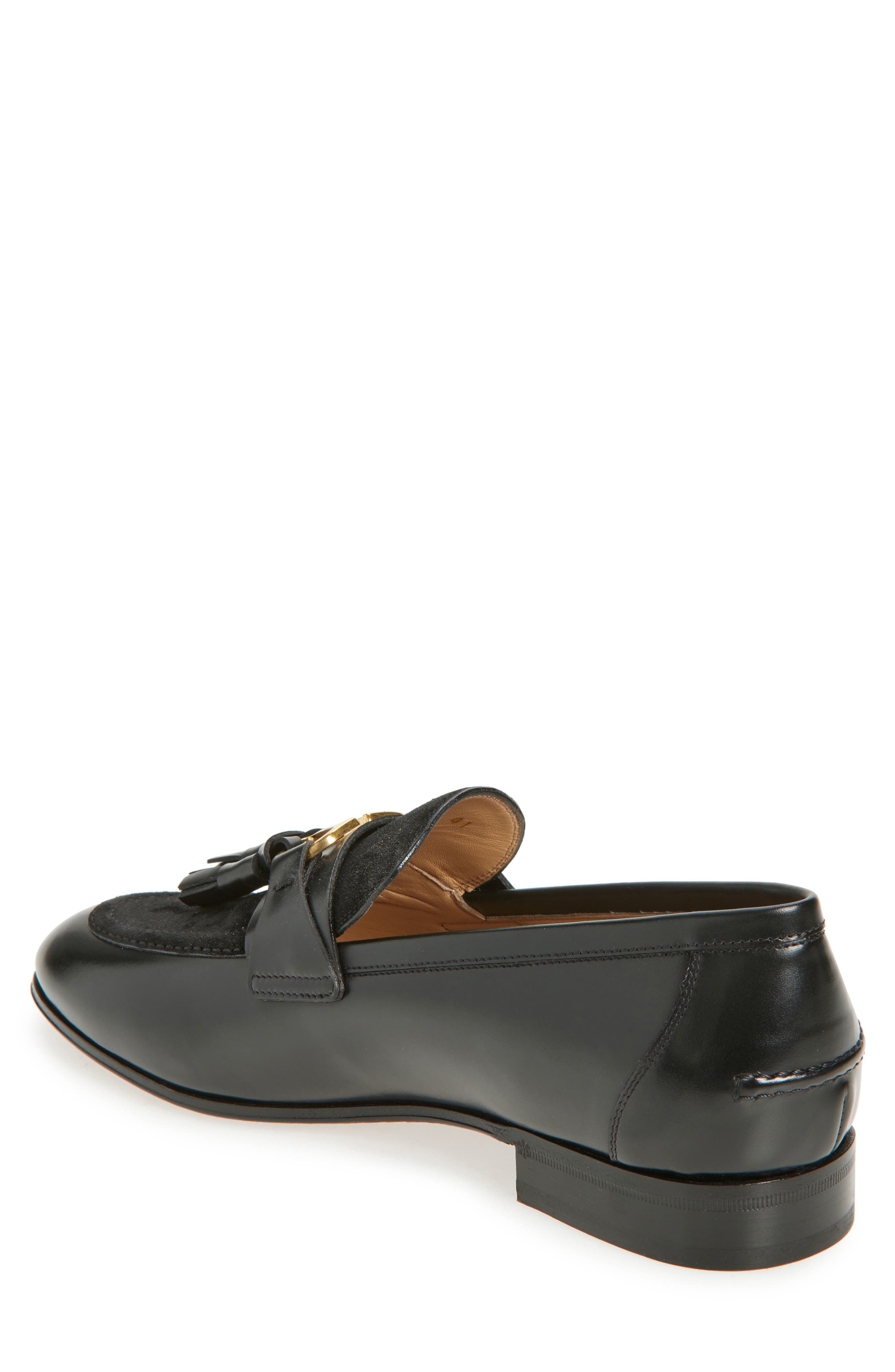 Valentino Garavani VLOGO Loafer, Alternate, color, Black