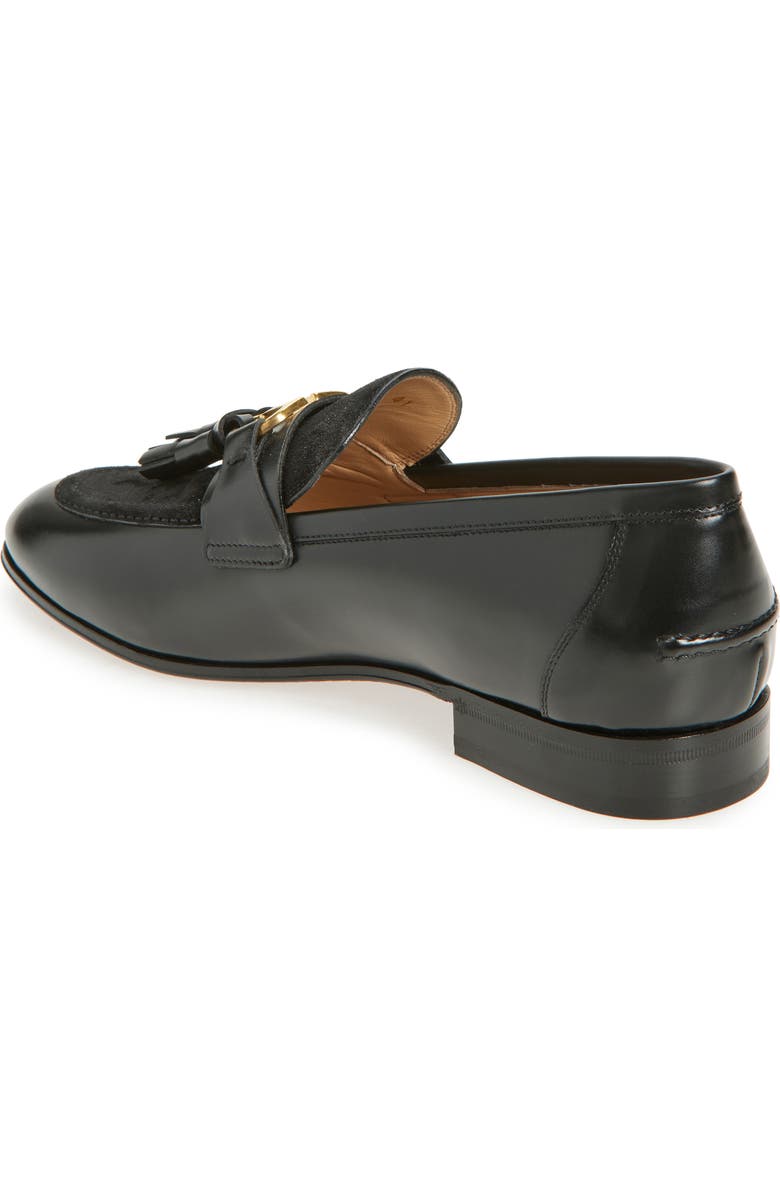 Valentino Garavani VLOGO Loafer, Alternate, color, Black