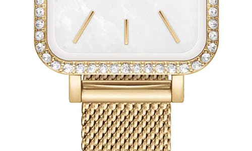 Daniel Wellington Quadro Mesh Strap Watch, 20mm X 26mm In Multi