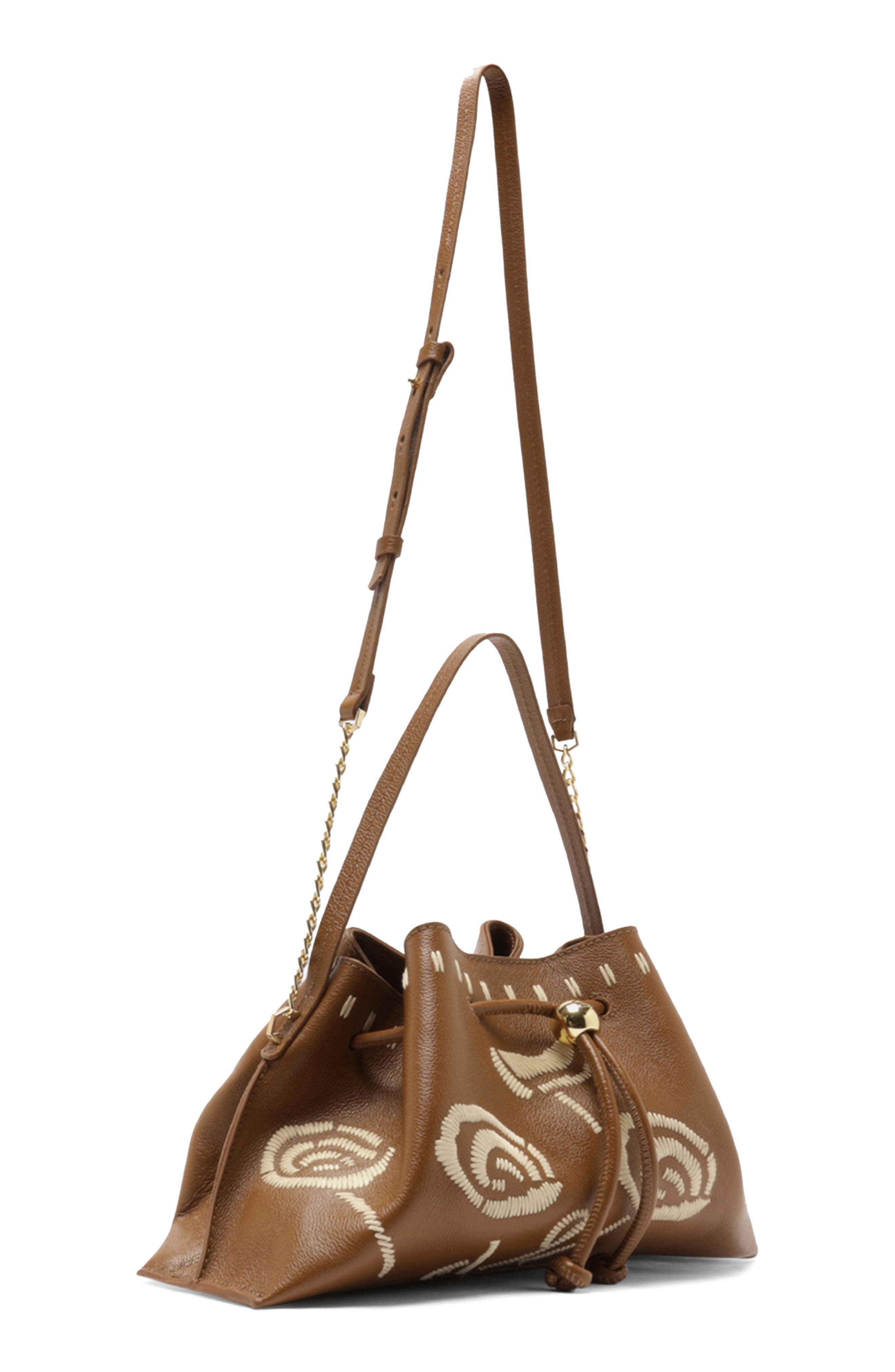 Medium Alba Leather Shoulder Bag, Alternate, color, SOUL NATURAL