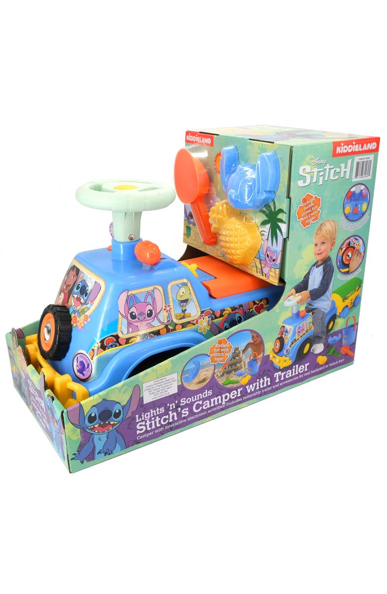 Kiddieland Lights N
Sounds Camper Stitch, Disney Foottofloor Vehicle, Alternate, color, Multicolored