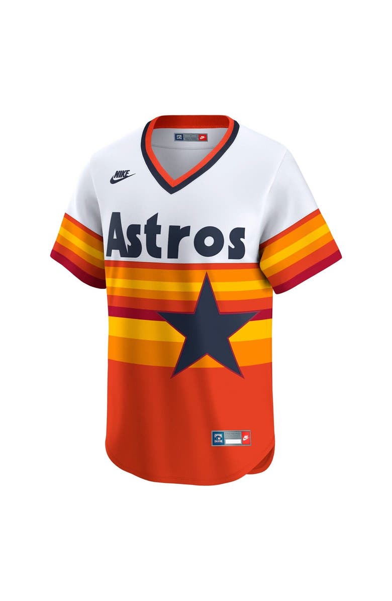 Nike Men's Nike White Houston Astros Throwback Cooperstown Collection Limited Jersey, Alternate, color, White