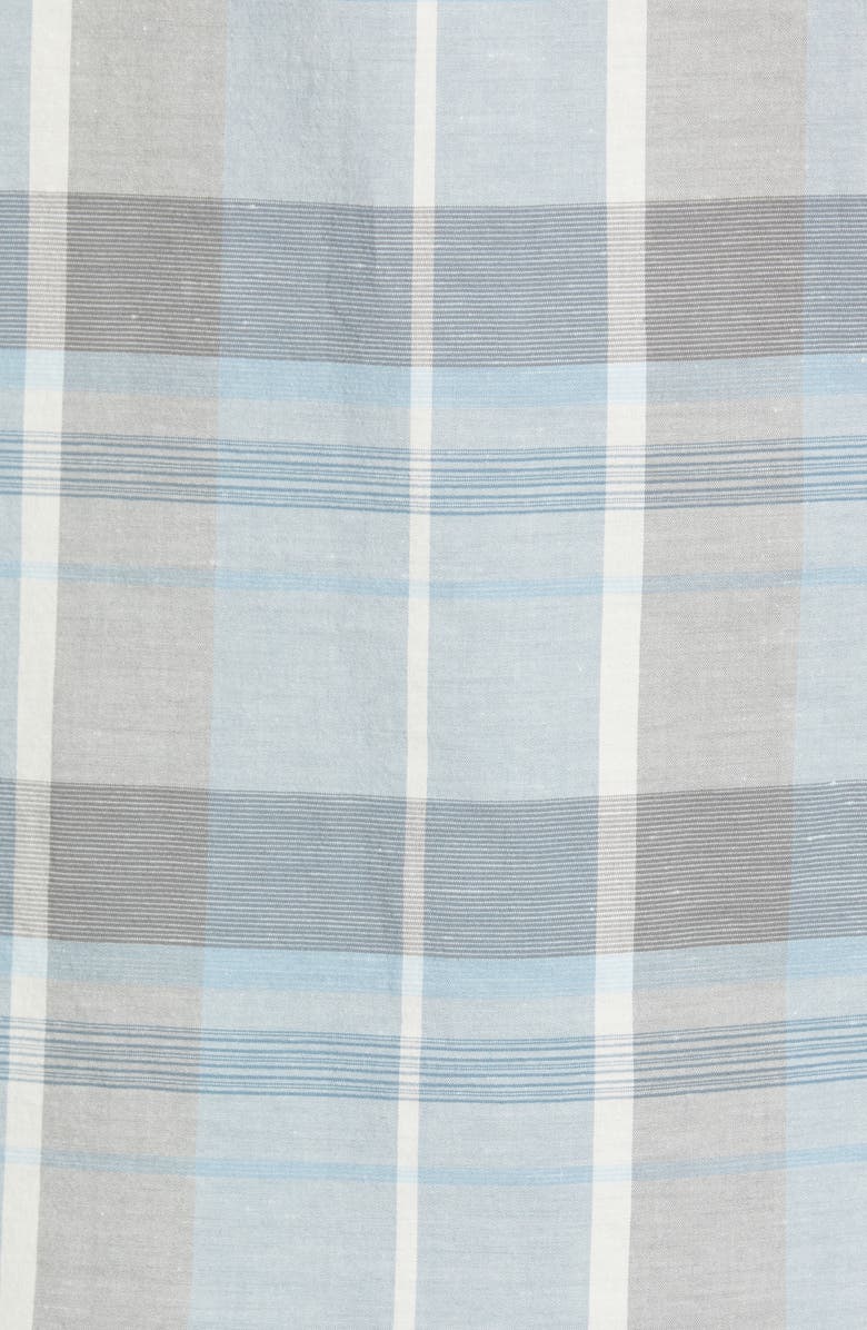 TravisMathew Ukulele Serenade Plaid Short Sleeve Button-Up Shirt, Alternate, color, 