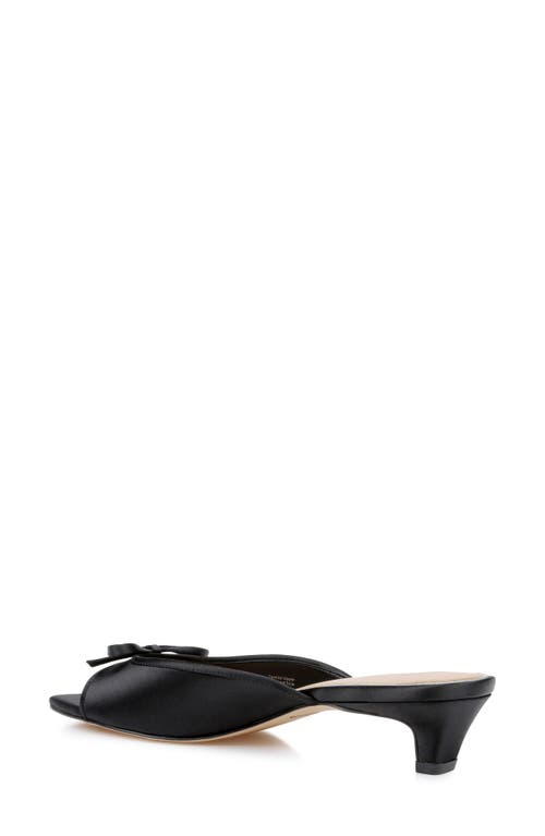 Jewel Badgley Mischka Felisha Kitten Heel Slide Sandal In Black