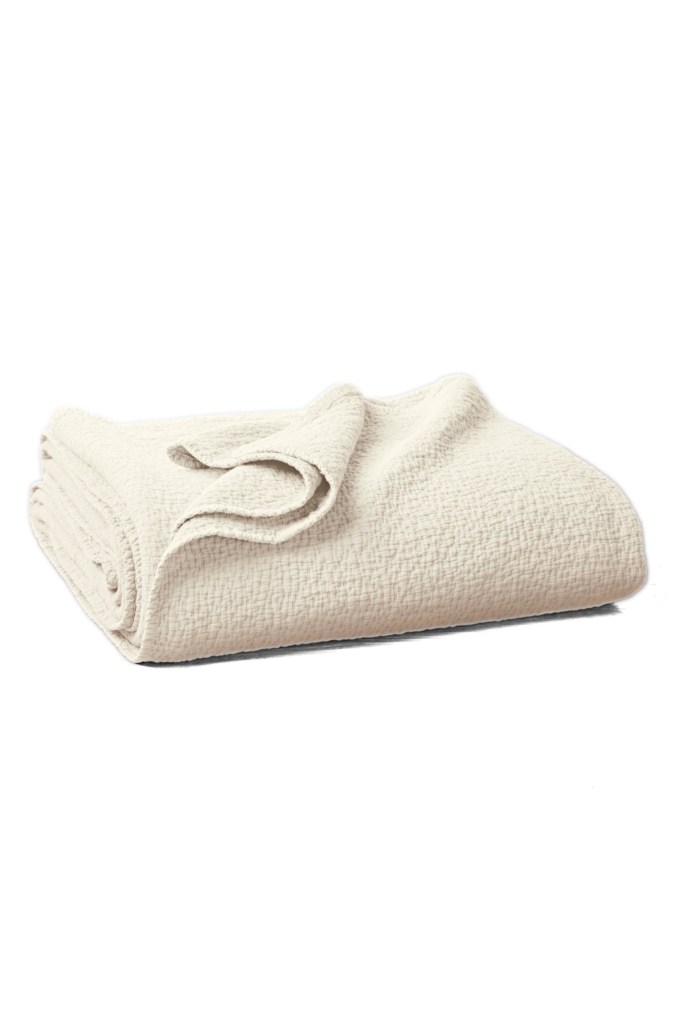 Coyuchi Cascade Matelassé Blanket