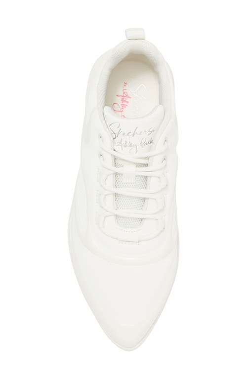 Skechers Street Glam Point It Sneaker In White