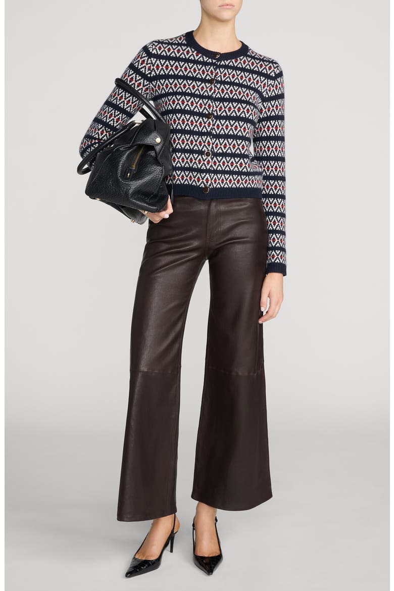 The Wool & Cashmere Cardigan, Alternate, color, PERIWINKLE FAIRISLE