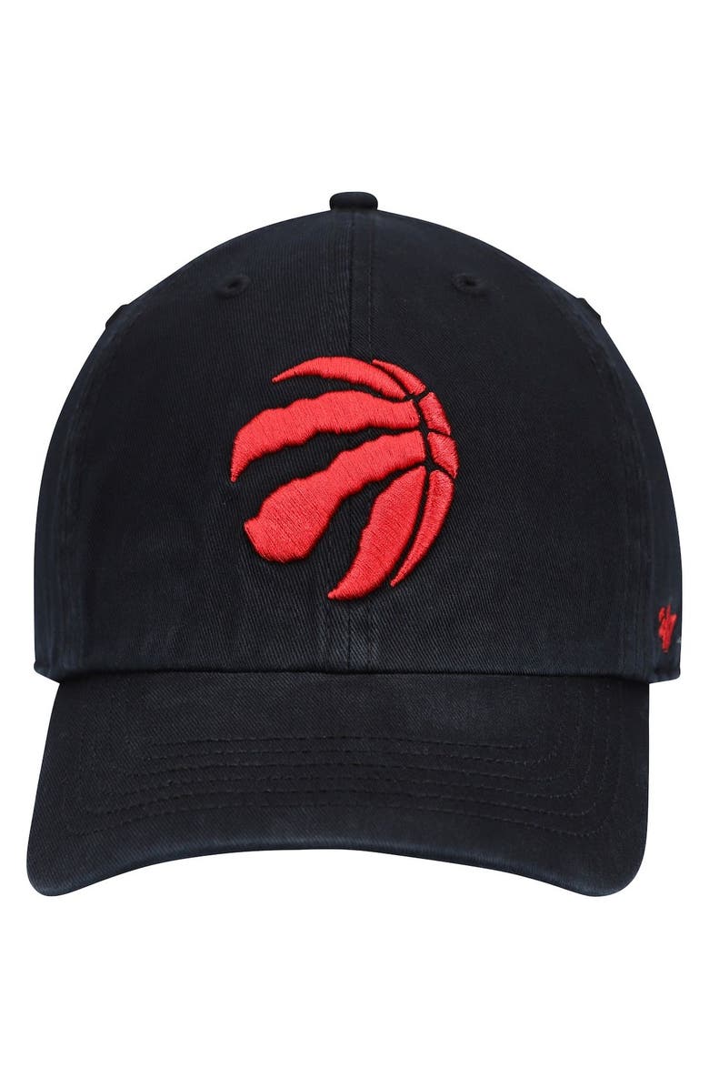 '47 Men's '47 Black Toronto Raptors Team Franchise Fitted Hat, Alternate, color, 