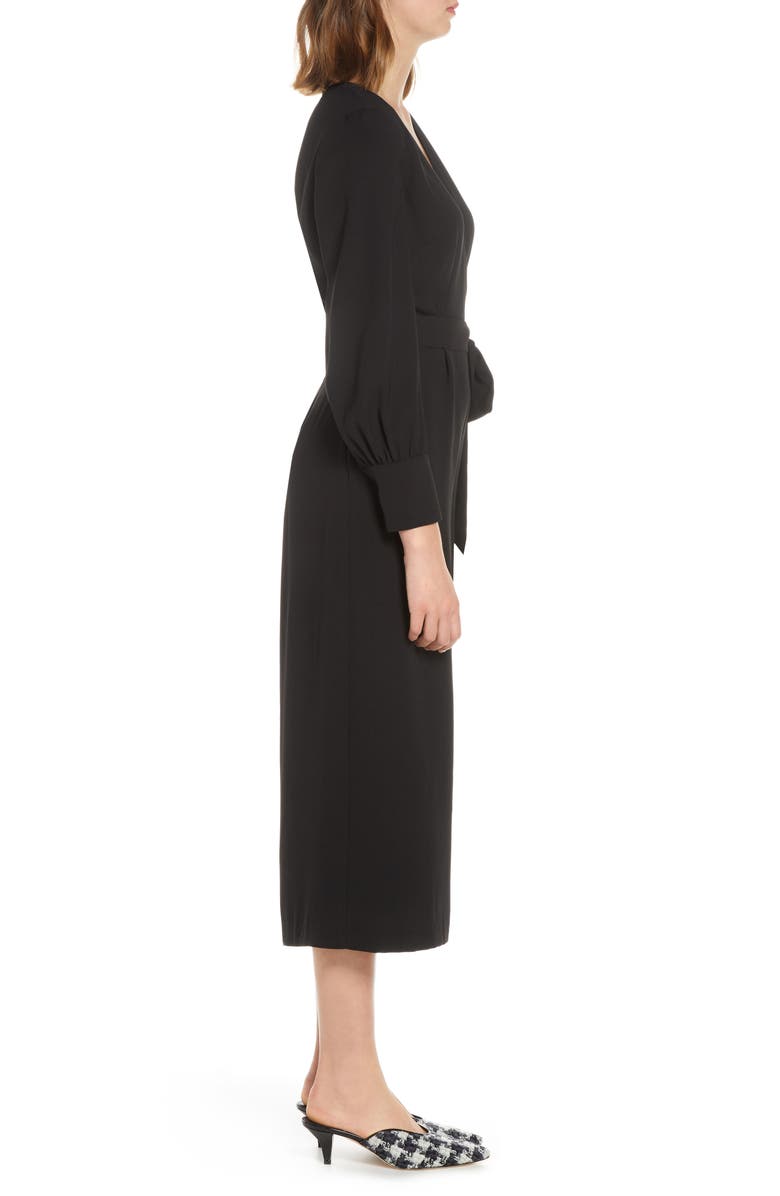 Eliza J Long Sleeve Crop Jumpsuit, Alternate, color,