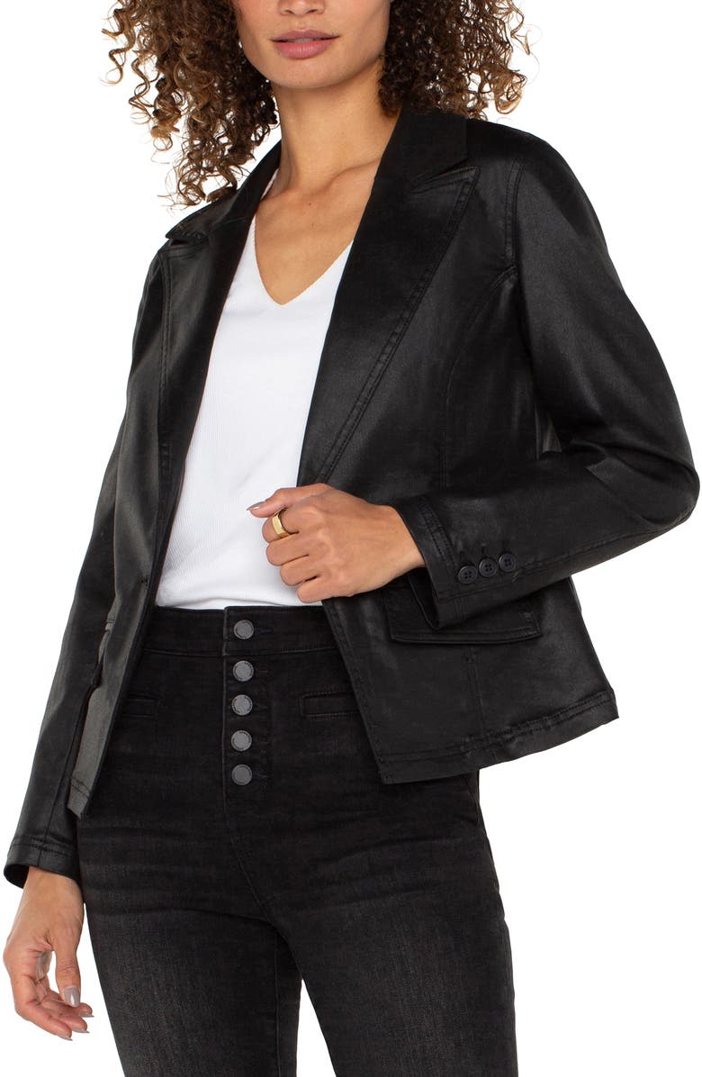 Liverpool Los Angeles One-Button Blazer, Alternate, color, 