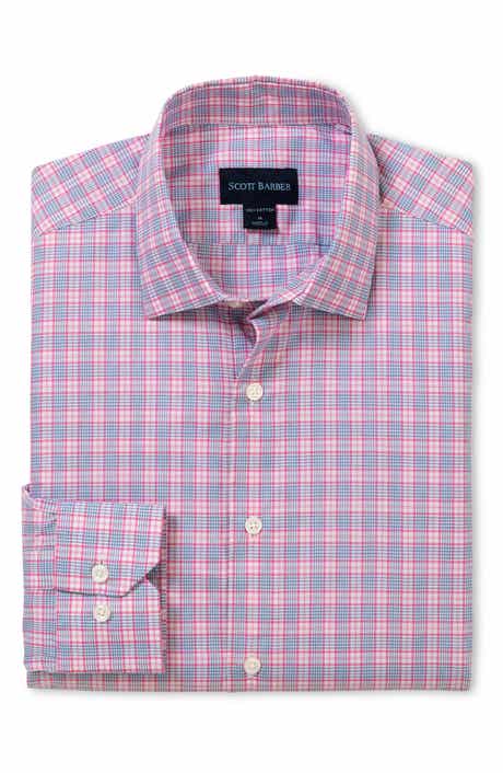 Scott Barber Newport Mélange Poplin Button-Up Shirt