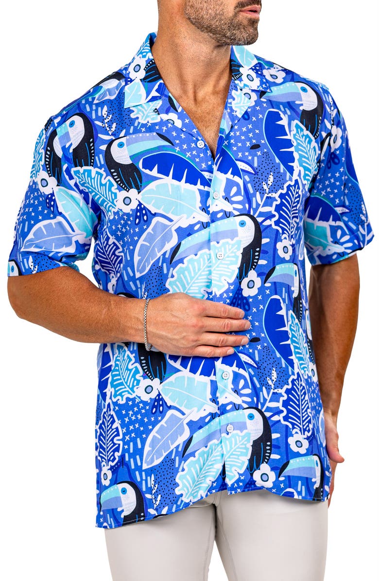 Maceoo Apachi Marthy Camp Shirt, Alternate, color, 