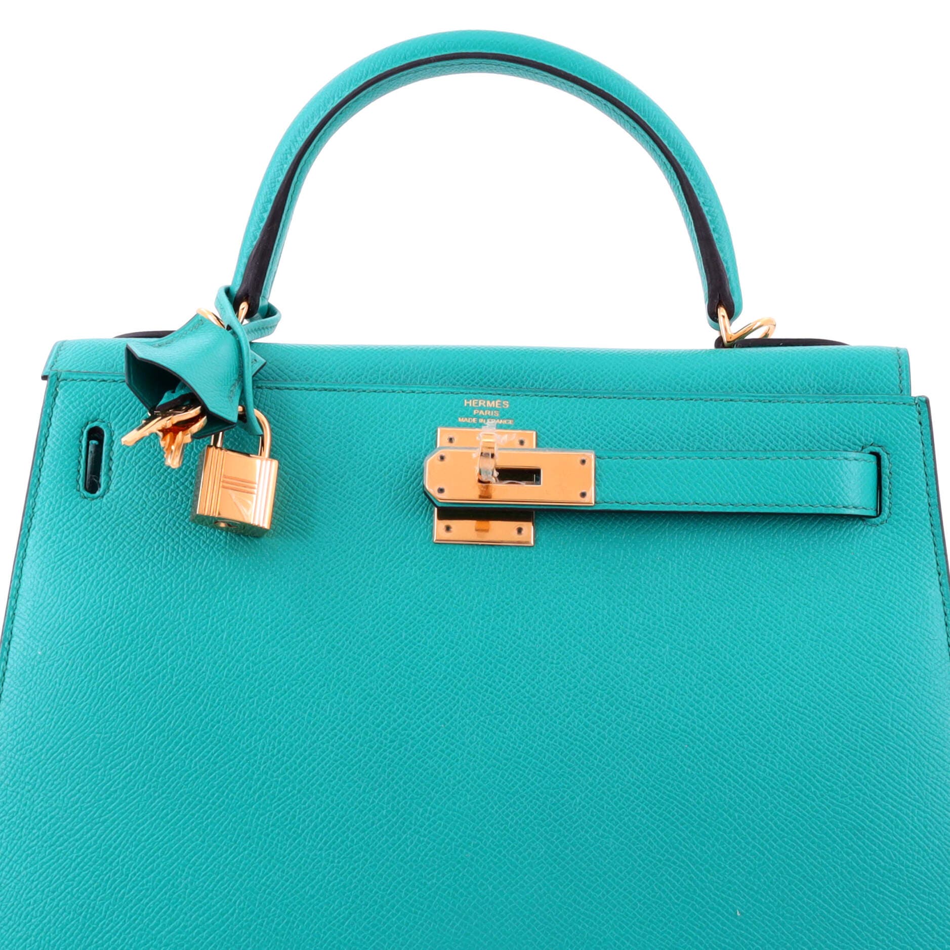 Kelly Handbag Blue Epsom with Gold Hardware 28, Alternate, color, Blue